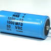 Cornell Dubilier WBR-1000-50 1000uF 50VDC Electrolytic Capacitor
