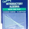 Exploring Introductory Algebra with the TI-81 by Vonder Embse / Olmstead (USED)